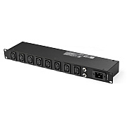 StarTech 1u 8 Port Rack Mount Pdu C13 Socket 16a (PDU08C13H)