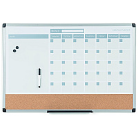 MasterVision 3-in-1 Monthly Dry-erase Calendar Board (BVCMB0707186P)