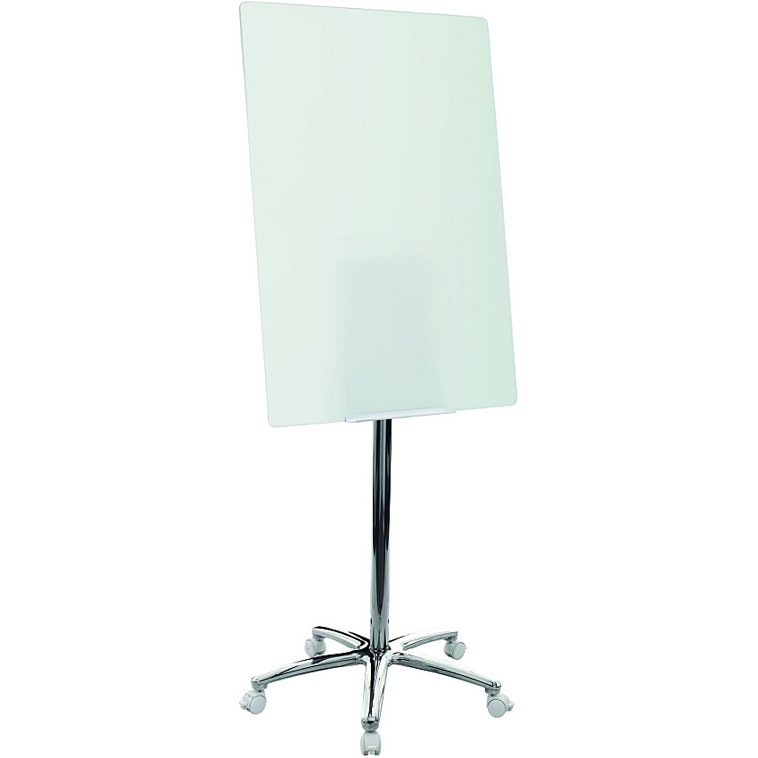 MasterVision Super Value Glass Mobile Easel (BVCGEA4850126)