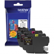 Brother LC30173PK Original High Yield Inkjet Ink Cartridge - Cyan, Magenta, Yellow - 3 / Pack