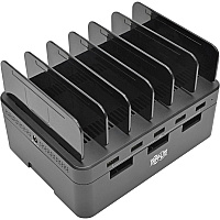 Tripp Lite 5-Port USB Charging Station with Built-In Device Storage, 12V 4A (48W) USB Charger Output (U280005ST)