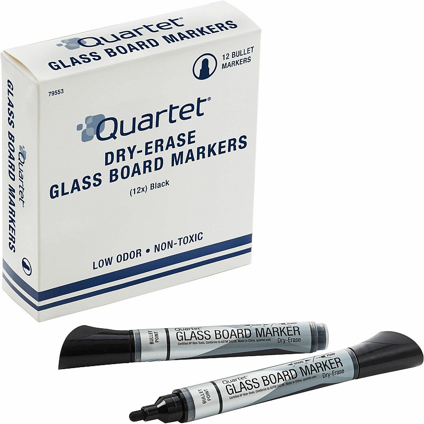 Quartet Premium Dry-Erase Markers for Glass Boards (QRT79553)