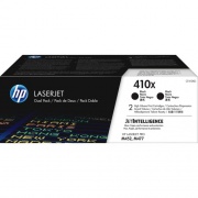 HP 410X 2-pack High Yield Black Original LaserJet Toner Cartridges (CF410XD)
