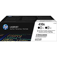 HP 410X (HEWCF410XD) Original High Yield Laser Toner Cartridge - Black - 2 / Carton