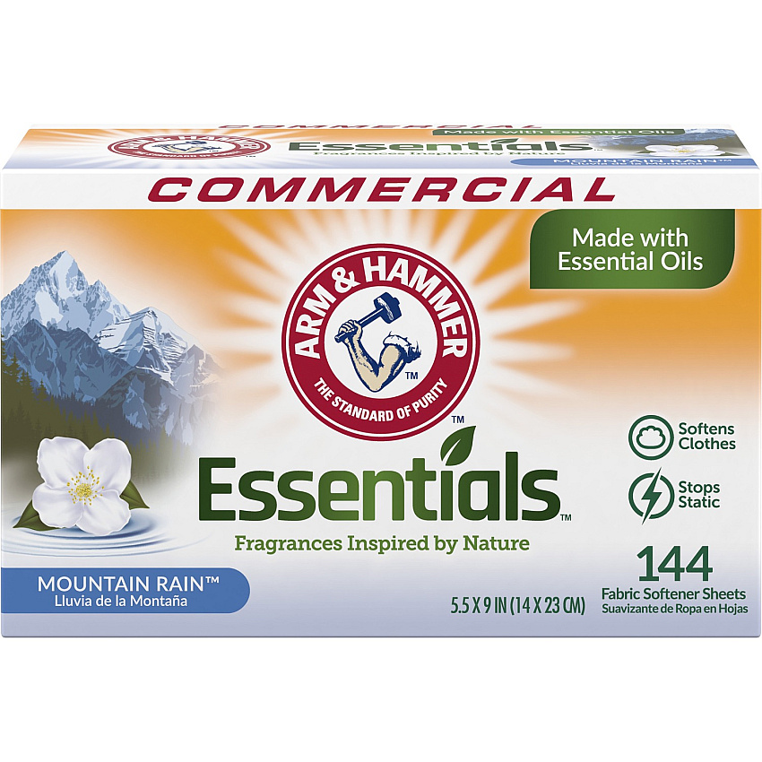 Arm & Hammer Essentials Fabric Softener Sheets (CDC3320000102)