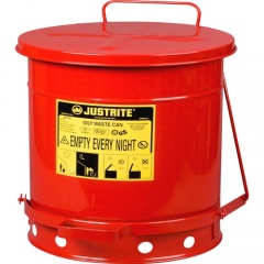 Justrite Just Rite 10-gallon Oily Waste Can (09300)