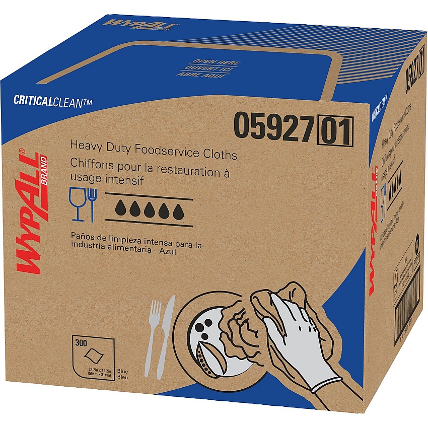 Wypall Critical Clean High Capacity Heavy Duty Foodservice Cloths (KCC05927)