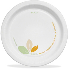 Solo Bare 8-1/2" Paper Dinnerware Plates (OFMP9J7234CT)