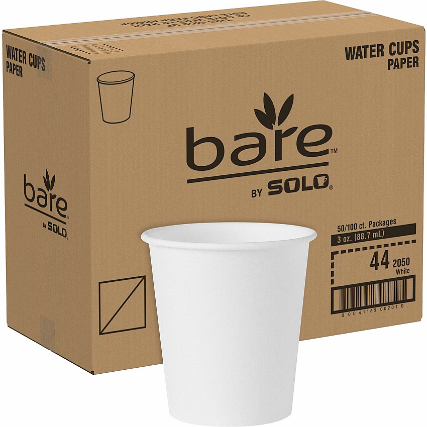 Solo 3 oz Treated Paper Water Cups (SCC442050CT)