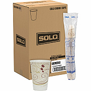 Solo 7 oz Waxed Paper Cold Cups (SCCR7NJ8000)
