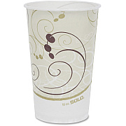 Solo 16 oz Symphony Waxed Paper Cold Cups (SCCRW16J8000CT)