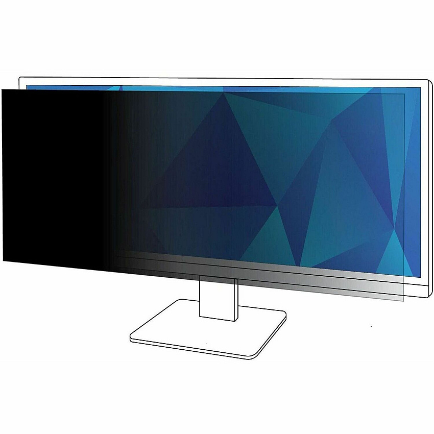 3M Privacy Filter for 34in Monitor, 21:9, PF340W2B