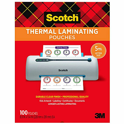 Scotch Thermal Laminating Pouches (MMMTP5854100)