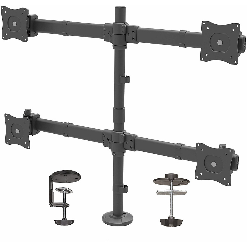 StarTech Desk Mount Quad Monitor Arm Vesa 27 Inch (ARMQUAD)