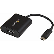 StarTech Usb C To 4k Hdmi Adapter - 4k 60hz - Thunderbolt 3 Compatible - Usb Type C To Hdmi Video Display Adapter (CDP2HD4K60SA)