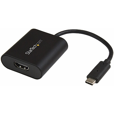 StarTech Usb C To 4k Hdmi Adapter - 4k 60hz - Thunderbolt 3 Compatible - Usb Type C To Hdmi Video Display Adapter (CDP2HD4K60SA)