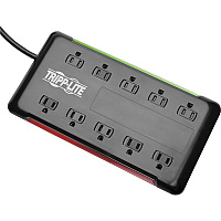 Tripp Lite Protect It! 10-Outlet Surge Protector, 6 ft. Cord, 2880 Joules, Black Housing (TLP1006B)