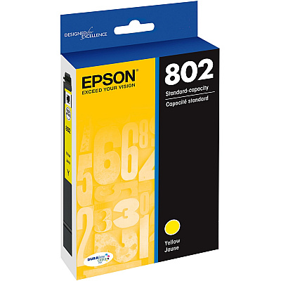Epson DURABrite Ultra 802 Original Inkjet Ink Cartridge - Yellow - 1 Each (EPST802420S)