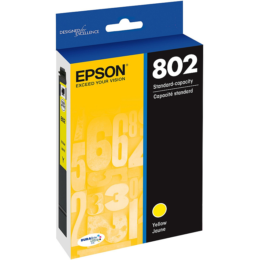 Epson DURABrite Ultra 802 Original Inkjet Ink Cartridge - Yellow - 1 Each (EPST802420S)
