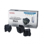 Xerox 108R00726 Solid Ink Stick, 3,400 Page-Yield, Black, 3/Box