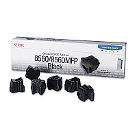 Xerox 108R00727 Solid Ink Stick, 6,800 Page-Yield, Black, 6/Box