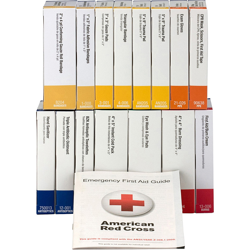 First Aid Only 25-Person Unitized First Aid Refill - ANSI Compliant (FAO90581)