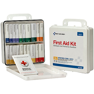 First Aid Only 50-Person Unitized Plastic First Aid Kit - ANSI Compliant (FAO90601)