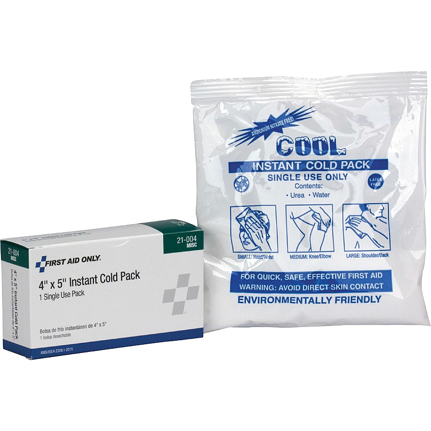 First Aid Only Single Use Instant Cold Pack (FAO21004)