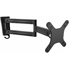 StarTech Wall Mount Monitor Arm - Dual Swivel - For Vesa Mount Monitors And Flat-screen Tvs Up To 34in (33.1lb/15kg) - Monitor Wall Mount / Monitor Mount (ARMWALLDS)