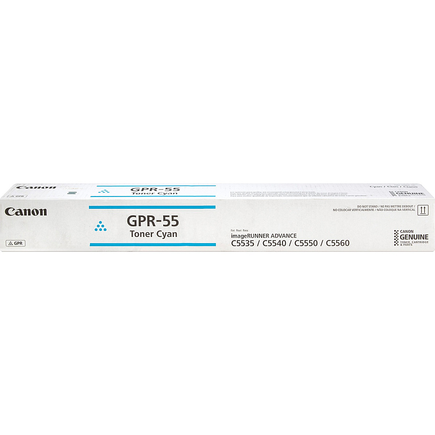 Canon GPR-55 Original Laser Toner Cartridge - Cyan - 1 Each (CNM0482C003)