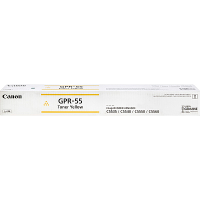 Canon GPR-55 Original Laser Toner Cartridge - Yellow - 1 Each (CNM0484C003)
