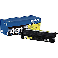 Brother TN431Y Original Standard Yield Laser Toner Cartridge - Yellow - 1 Each