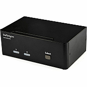 StarTech 2-port Display Port Dual-monitor Kvm Switch - 4k 60hz - Access Two Dual-monitor Computers And Two Shared Usb Peripherals From A Single Workstation (SV231DPDDUA2)