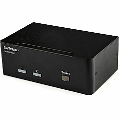 StarTech 2-port Display Port Dual-monitor Kvm Switch - 4k 60hz - Access Two Dual-monitor Computers And Two Shared Usb Peripherals From A Single Workstation (SV231DPDDUA2)