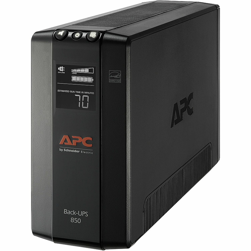APC Back Ups Pro Bx 850va, 8 Outlets, Avr, Lcd Interface (BX850M)