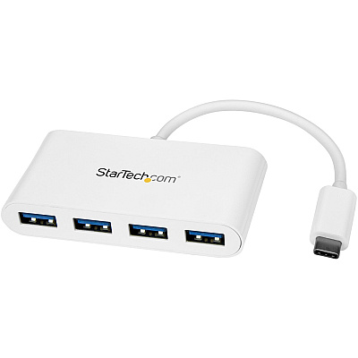 StarTech 4 Port Usb C Hub - Usb 3.0 Type-a 5gbps (HB30C4ABW)