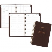 AT-A-GLANCE Signature Collection Weekly/Monthly Planner, Brown (YP20009)
