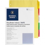 Business Source Insertable Tab Ring Binder Indexes (36692BX)