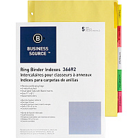 Business Source Insertable Tab Ring Binder Indexes (BSN36692BX)