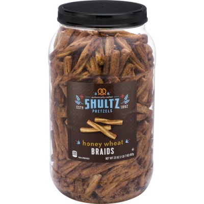 Office Snax Honey Wheat Braided Pretzels (6270)