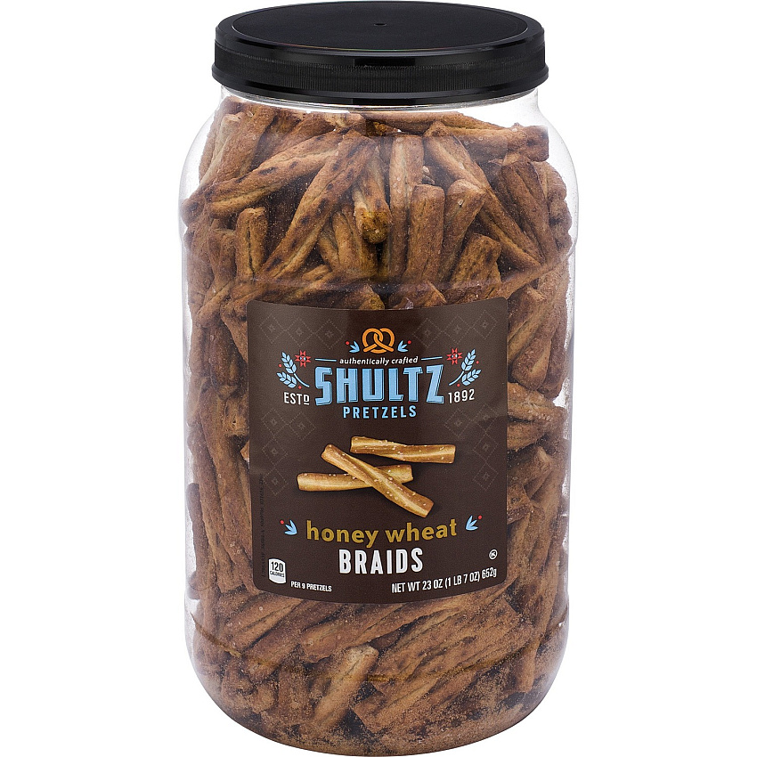 Office Snax Honey Wheat Braided Pretzels (OFX6270)