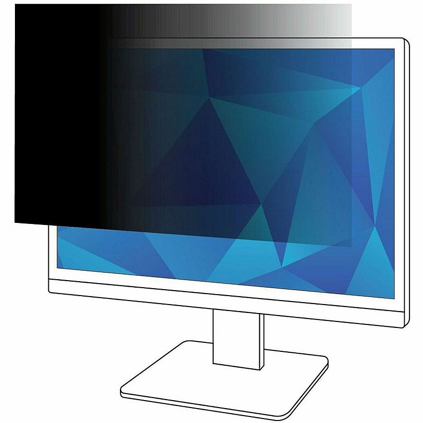 3M Privacy Filter for 23.6in Monitor, 16:9, PF236W9B