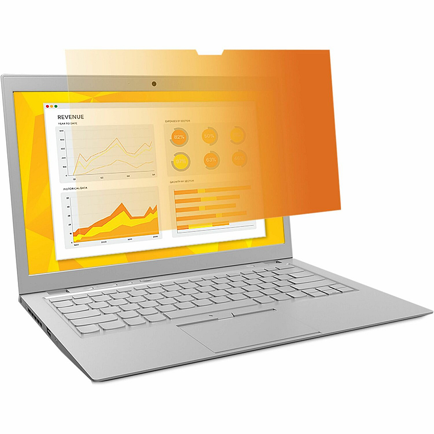 3M Gold Privacy Filter for 15.6in Laptop, 16:9, GF156W9B