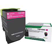 Lexmark Original High Yield Laser Toner Cartridge - Magenta - 1 Each (LEX71B1HM0)