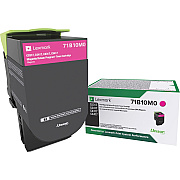 Lexmark Original Laser Toner Cartridge - Magenta - 1 Each (LEX71B10M0)