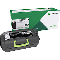 Lexmark Original High Yield Laser Toner Cartridge - 1 Each (LEX53B1H00)