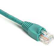Black Box Cat5e 350-mhz Snagless Stranded Ethernet Patch Cable Unshielded(utp),cm Pvc(rj45 M/m),green,6-in. Cable,9-in.(22.9-cm)end-to-end (EVNSL8206IN)