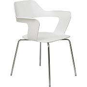 KFI Julep Poly Chair-Red (2500CHWHITE)