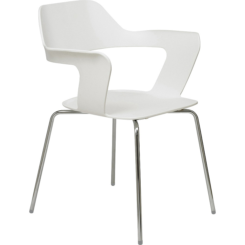 KFI Julep Poly Chair-Red (2500CHWHITE)