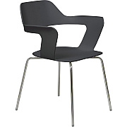 KFI Julep Poly Chair-Red (2500CHBLACK)
